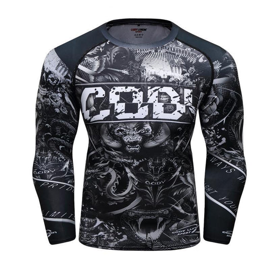 Elastic compression clothing wear-resistant Jiu-Jitsu training suit